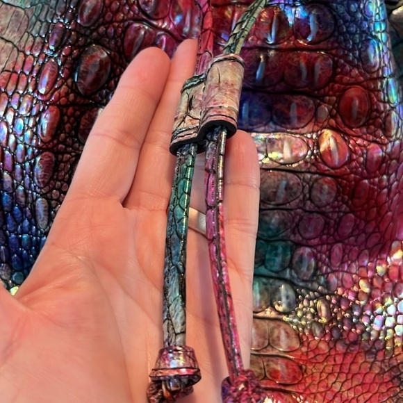 Stunning Melbourne Collection Argyle Marlowe Shoulder Bucket Bag *no strap - Picture 5 of 15